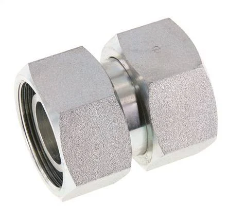 38S Zink plated Steel Straight with Swivel 315 bar NBR O-ring Sealing Cone ISO 8434-1
