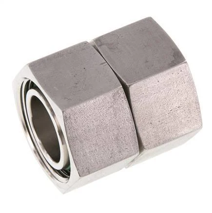 28L Stainless Steel Straight with Swivel 160 bar FKM O-ring Sealing Cone ISO 8434-1