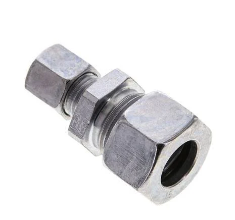 8L & 15L Zink plated Steel Straight Cutting Fitting 315 bar ISO 8434-1