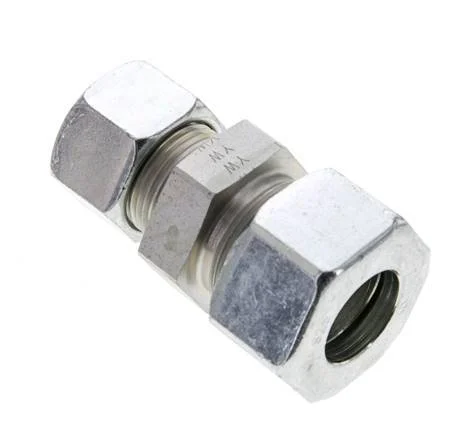 20S & 25S Zink plated Steel Straight Cutting Fitting 400 bar ISO 8434-1