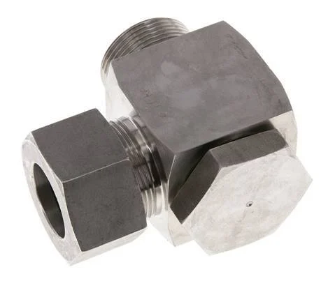 30S & G1-1/4'' Stainless Steel Swivel Joint Cutting Fitting with Male Threads 250 bar Rotatable ISO 8434-1