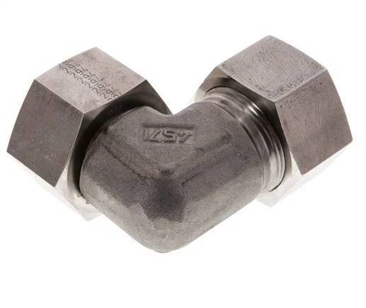 30S Stainless Steel Elbow Cutting Fitting with Swivel 400 bar FKM Adjustable ISO 8434-1