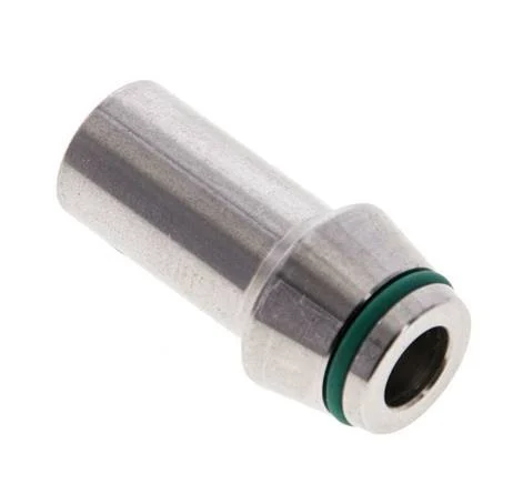 12x2.5mm Stainless Steel Straight with Welding End 630 bar FKMO-ring ISO 8434-1