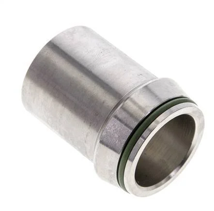 38x3mm Stainless Steel Straight with Welding End 315 bar FKMO-ring ISO 8434-1