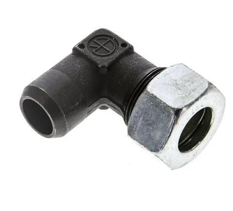 18L & 22mm Phosphatised Steel Elbow Cutting Fitting with Welding End 315 bar ISO 8434-1