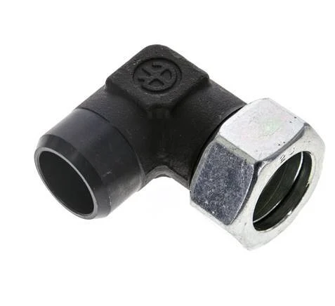 28L & 32mm Phosphatised Steel Elbow Cutting Fitting with Welding End 160 bar ISO 8434-1