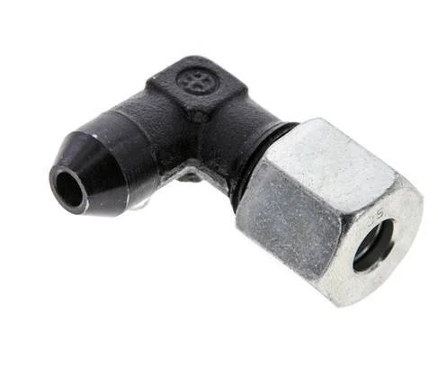 8S & 13mm Phosphatised Steel Elbow Cutting Fitting with Welding End 630 bar ISO 8434-1