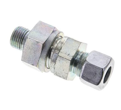 Hydraulic Check Valve Cutting Ring 12L (M18x1.5) & M16x1.5 Male Steel 1-250bar (15-3625)psi Tube-Thread ISO 8434-1