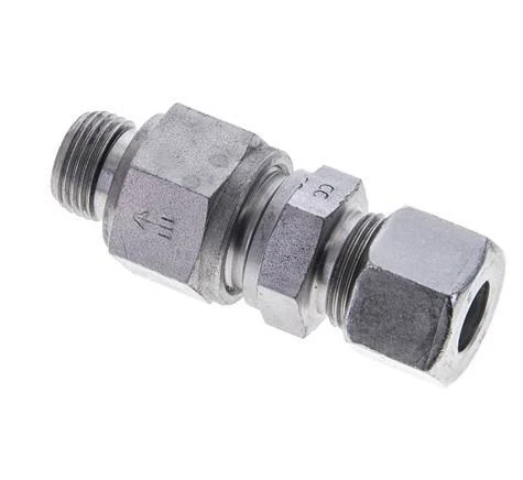 Hydraulic Check Valve Cutting Ring 12S (M20x1.5) & M18x1.5 Male Steel 1-400bar (15-5800)psi Tube-Thread ISO 8434-1
