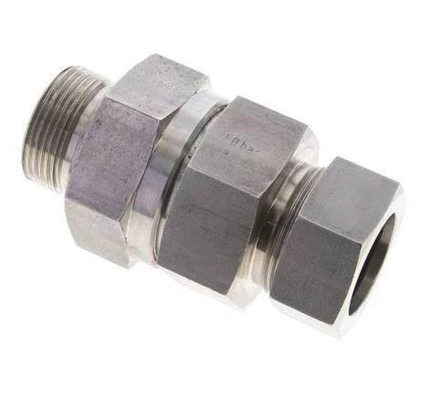 Hydraulic Check Valve Cutting Ring 35L (M45x2) & G1-1/4'' Male Stainless Steel 1-100bar (15-1450)psi Tube-Thread ISO 8434-1