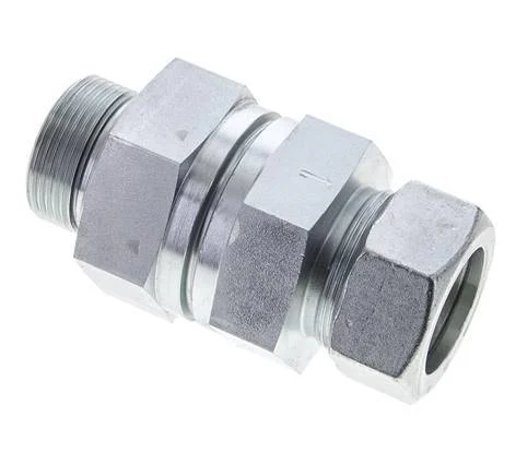 Hydraulic Check Valve Cutting Ring 35L (M45x2) & G1-1/4'' Male Steel 1-100bar (15-1450)psi Thread-Tube ISO 8434-1