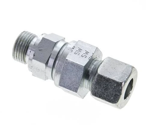 Hydraulic Check Valve Cutting Ring 14S (M22x1.5) & G1/2'' Male Steel 1-400bar (15-5800)psi Thread-Tube ISO 8434-1
