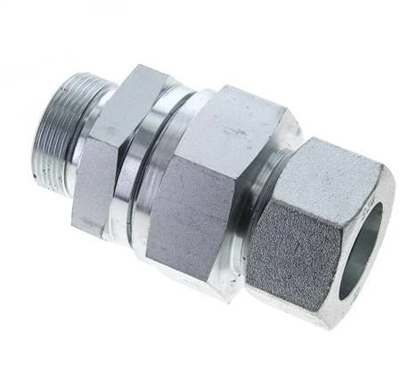 Hydraulic Check Valve Cutting Ring 38S (M52x2) & G1-1/2'' Male Steel 1-250bar (15-3625)psi Thread-Tube ISO 8434-1