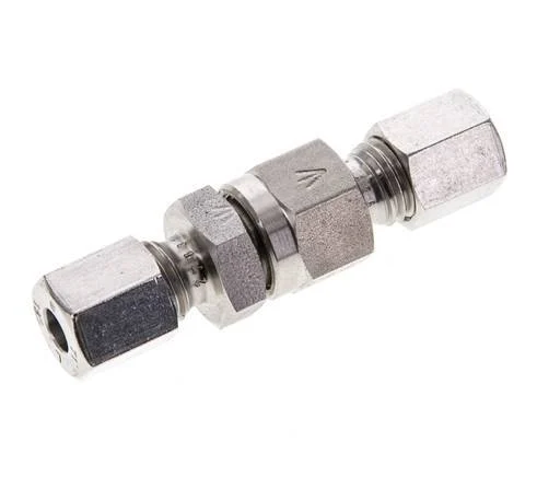 Hydraulic Check Valve Cutting Ring 6L (M12x1.5) Stainless Steel 1-250bar (15-3625)psi ISO 8434-1