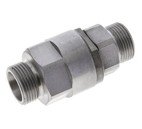 20S Zink plated Steel Ball-Guided Swivel Joint Cutting Fitting DN 16350 bar NBR ISO 8434-1
