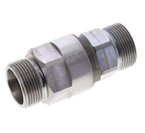 25S Zink plated Steel Ball-Guided Swivel Joint Cutting Fitting DN 20350 bar NBR ISO 8434-1