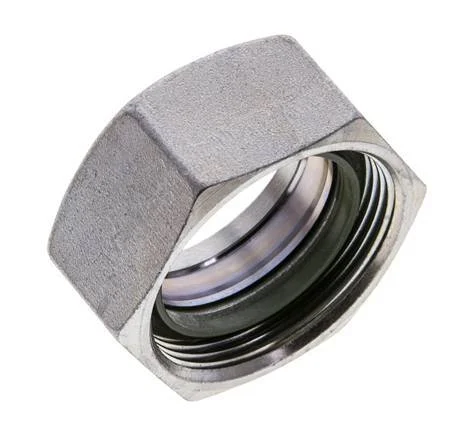 35 (M45x2) Steel Functional Nut FKM