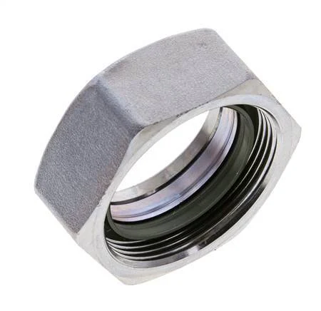 42 (M52x2) Steel Functional Nut FKM
