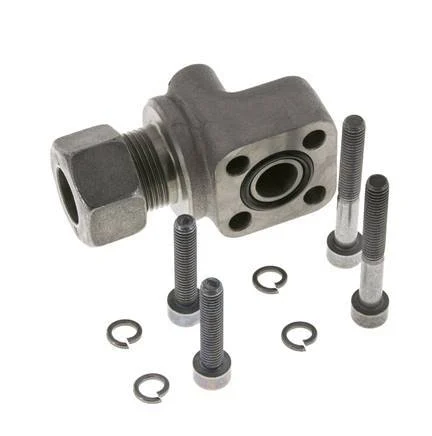 LK 30 Elbow Pump Flange Malleable cast iron with 15L (M22x1.5)