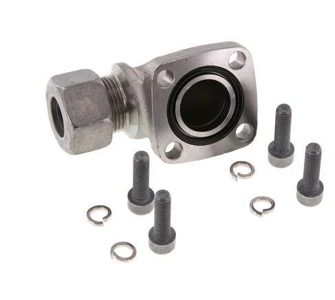 LK 40 Elbow Pump Flange Malleable cast iron with 15L (M22x1.5)