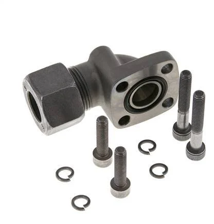 LK 35 Elbow Pump Flange Malleable cast iron with 16S (M24x1.5)