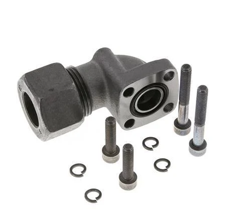 LK 35 Elbow Pump Flange Malleable cast iron with 20S (M30x2)