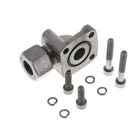 LK 55 Elbow Pump Flange Malleable cast iron with 20S (M30x2)
