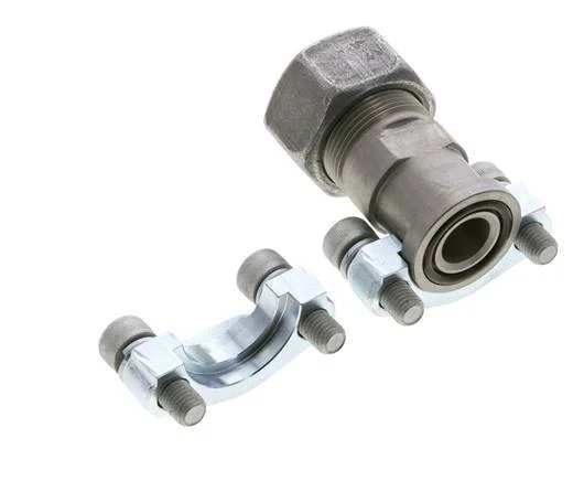 3/4'' SAE Flange 3000 PSI Steel with 25S (M36x2) ISO 6162-1