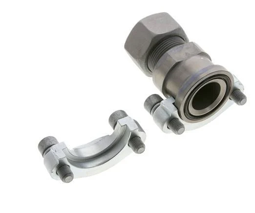 1-1/4'' SAE Flange 3000 PSI Steel with 25S (M36x2) ISO 6162-1