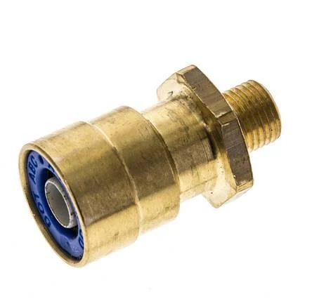 Raufoss ABC Newline Push-In Coupling - 10x1 mm - Male Threaded M10x1