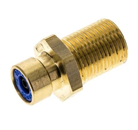Raufoss ABC Newline Push-In with Bulkhead - 6x1 mm - M18x1,5 / M12x1,5