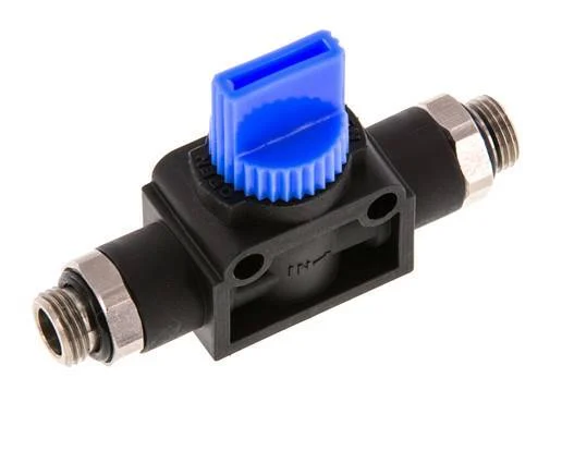 3/2-Way Shut-Off Hand Valve G1/8'' Plastic/Brass