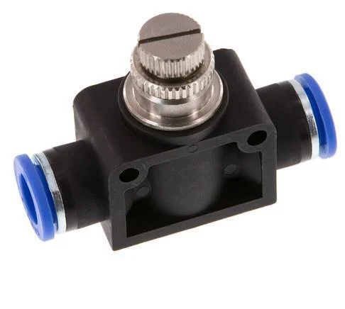 Flow Control Silencer Straight 10 mm Brass/PA 66