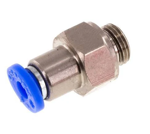 Push-In Check Valve 4mm & G1/8'' Male Brass/PBT 0.2-10bar (3-145psi) Hose-Thread