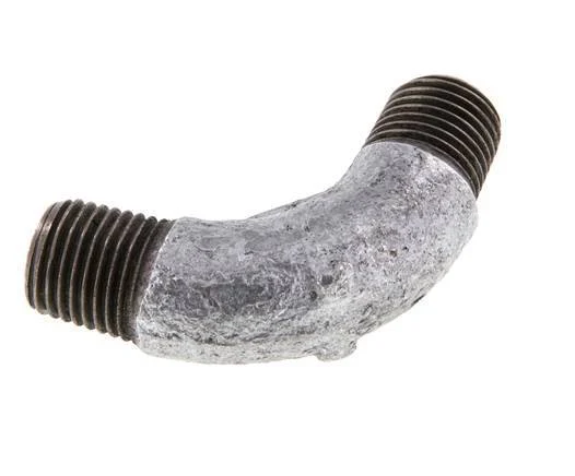 90deg Angled Pipe R1/4'' Cast Iron 25bar (351.25psi)
