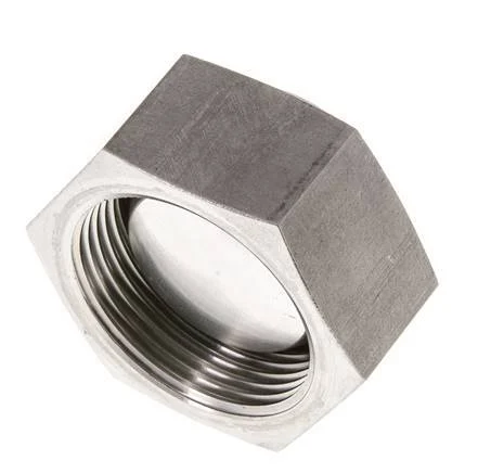 End Cap G1 1/4'' Stainless steel with External Hex 60° cone 150bar (2107.5psi) Hydraulic
