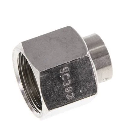 End Cap G3/8'' Stainless steel with External Hex 60° cone 425bar (5971.25psi) Hydraulic