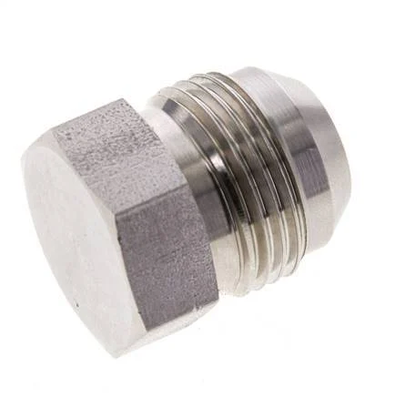 JIC Plug UN 1-1/16''-12 (Dash Size 12) Stainless steel 210bar (2950.5psi)