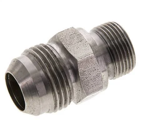 JIC Double Nipple M22 X 1.5 x UN 1-1/16''-12 (Dash Size 12) Stainless Steel FKM 210bar (2950.5psi)