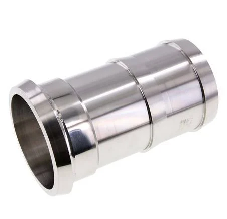 Sanitary (Dairy) Fitting 100mm Cone x 80 mm Hose Pillar Stainless Steel