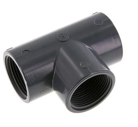 Tee Fitting Rp1 1/4'' Pvc-u EN 1452-3 16bar (224.8psi)