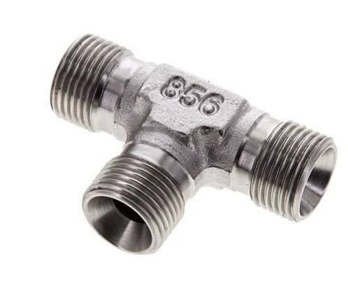 Tee Fitting G3/8'' Male Stainless Steel 325bar (4566.25psi)