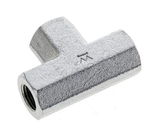 Tee Fitting 1/8'' NPT Female Steel High Pressure 345bar (4847.25psi)