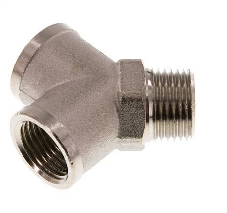 Y Fitting R1/2'' Male x G1/2'' Female nickel-plated 16bar (224.8psi)