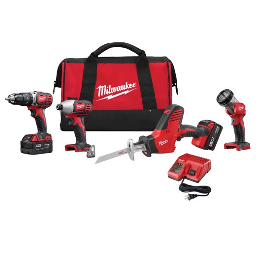 M18™ Cordless LITHIUM-ION 4-Tool Combo Kit.