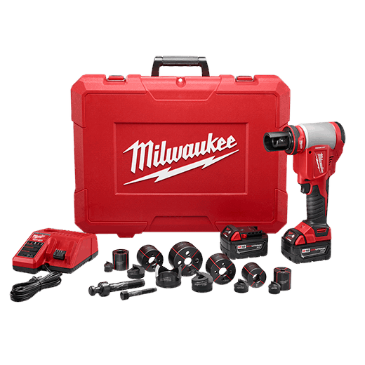 M18™ FORCE LOGIC™ 10T Knockout Tool 1/2" - 2" Kit