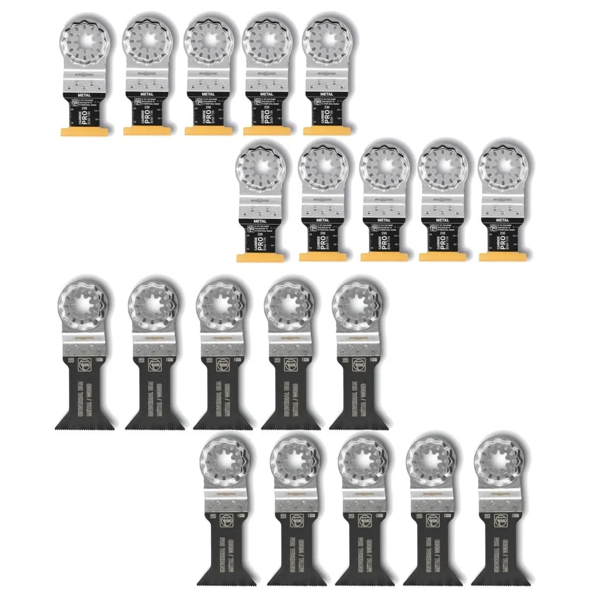 Fein 20 Piece. Starlock E-Cut Carbide Pro & Universal Blade Set