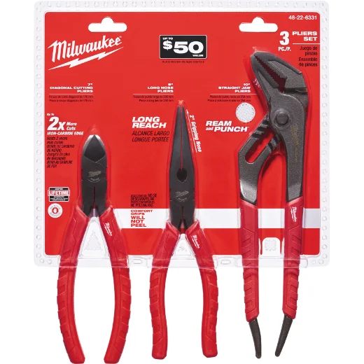 Comfort Grip Pliers Kit - 3 PC