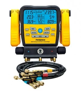 Fieldpiece SM382V and HR3 Manifold and Open Valve Hoses Kit