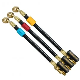 Fieldpiece HR3XB Ball Valves Refrigerant Hose Extension Set, 1/4", 3-pack